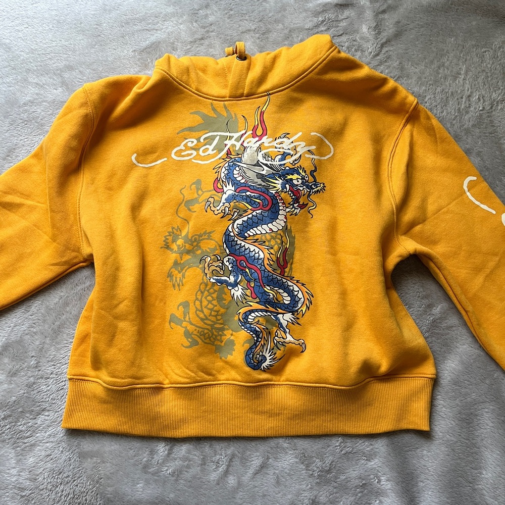 Ed Hardy Mustard Hoodie